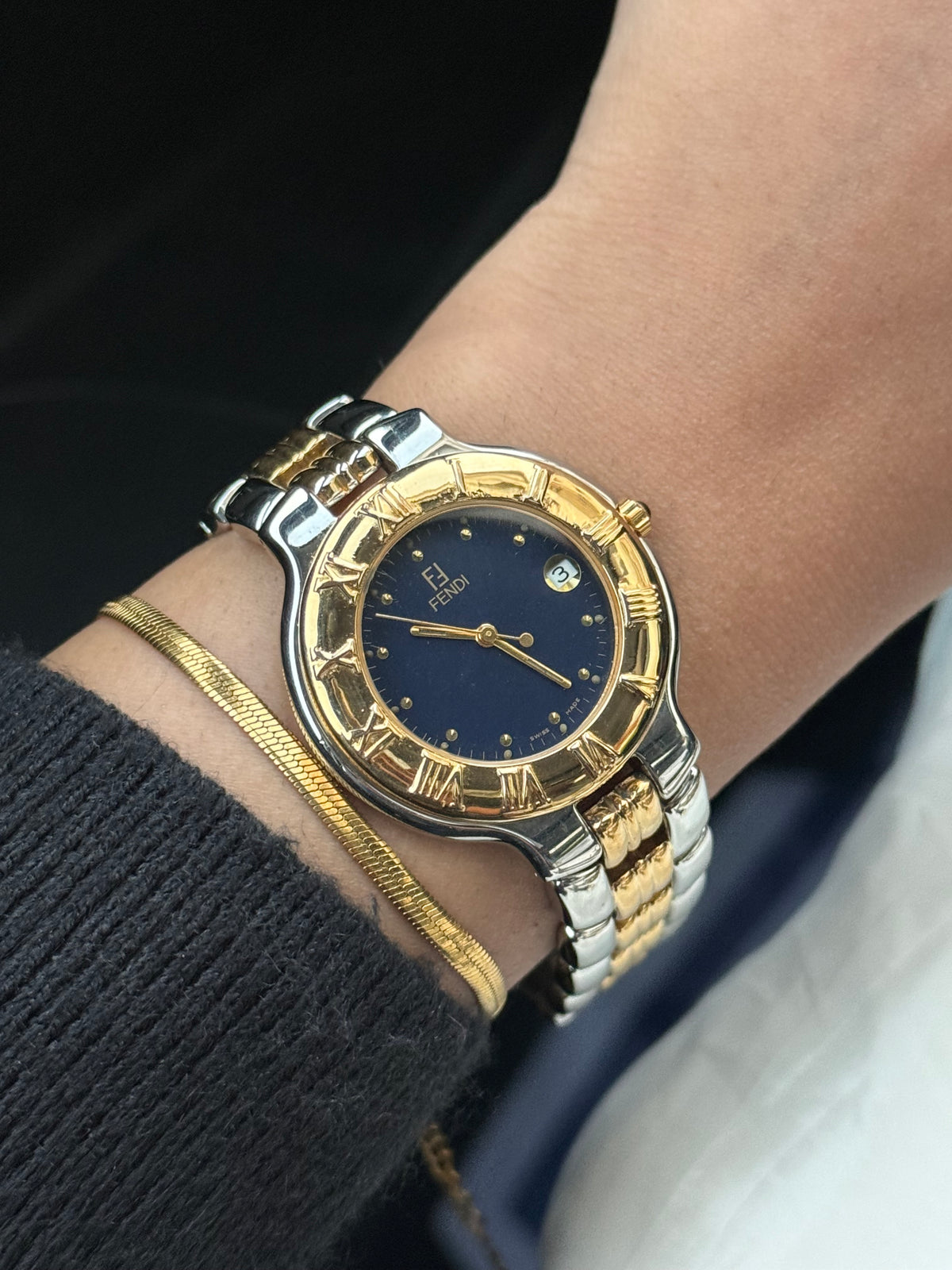 Vintage Fendi Women’s Two Tone watch for women with Datejust Dial