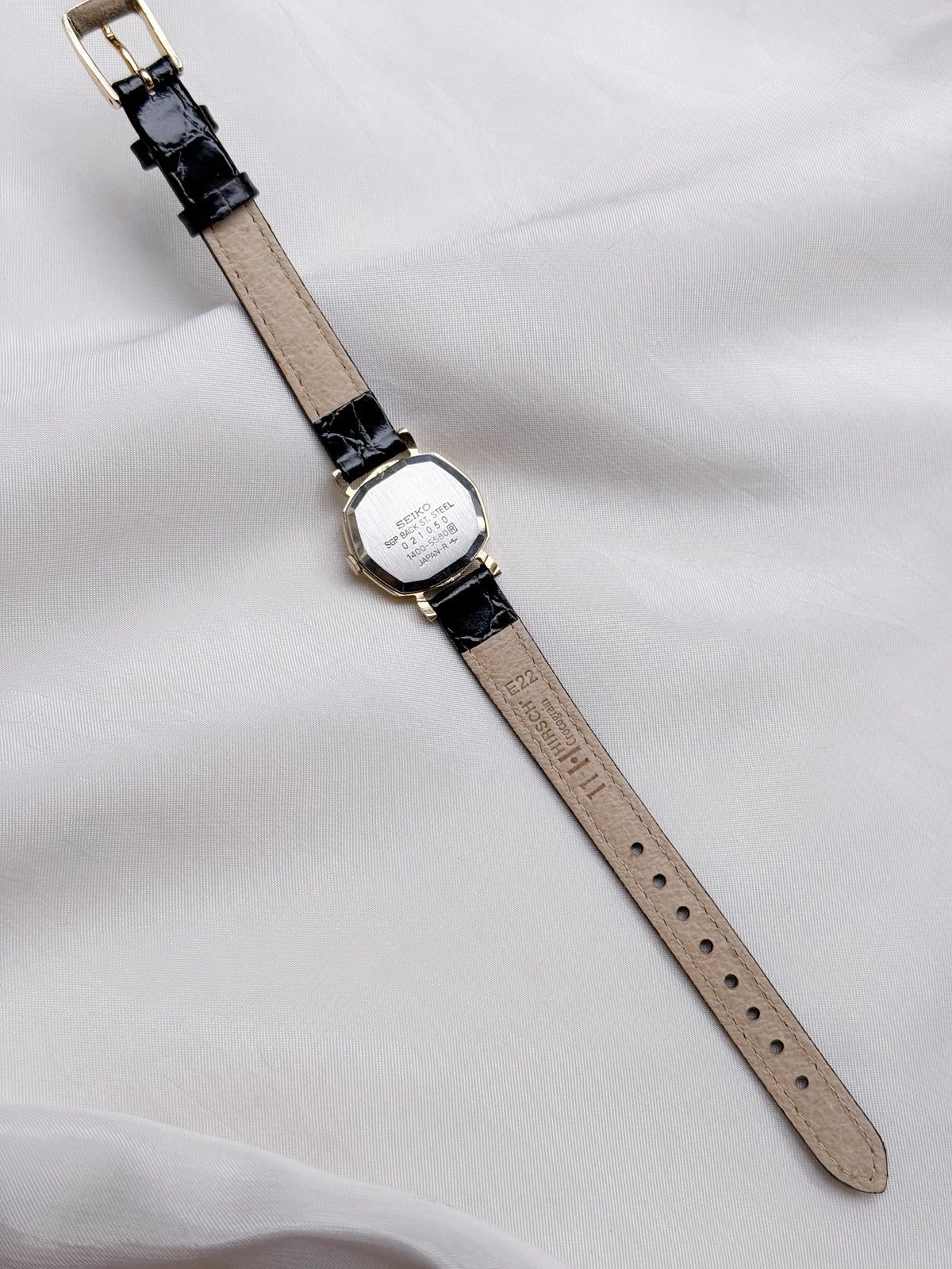 Seiko Rare Leather strap watch
