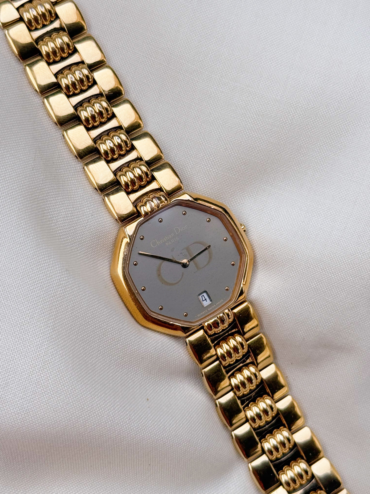 Vintage Rare Christian Dior Women’s Gold plated watch; Datejust, Swiss made
