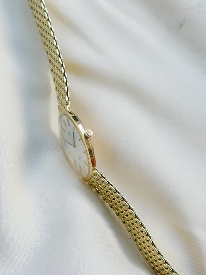 Rare Rolex Geneve Cellini Solid 14k Yellow Gold watch; Extra Slim Dress Watch