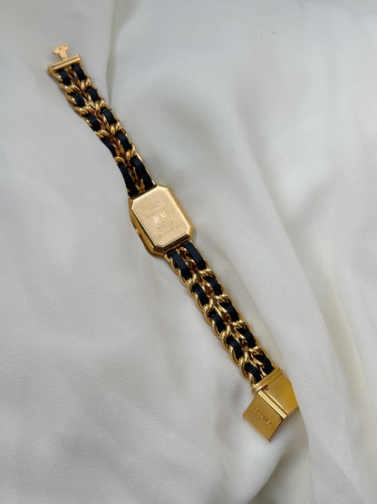 Vintage Chanel Premiere Women’s Gold plated and leather watch; in M