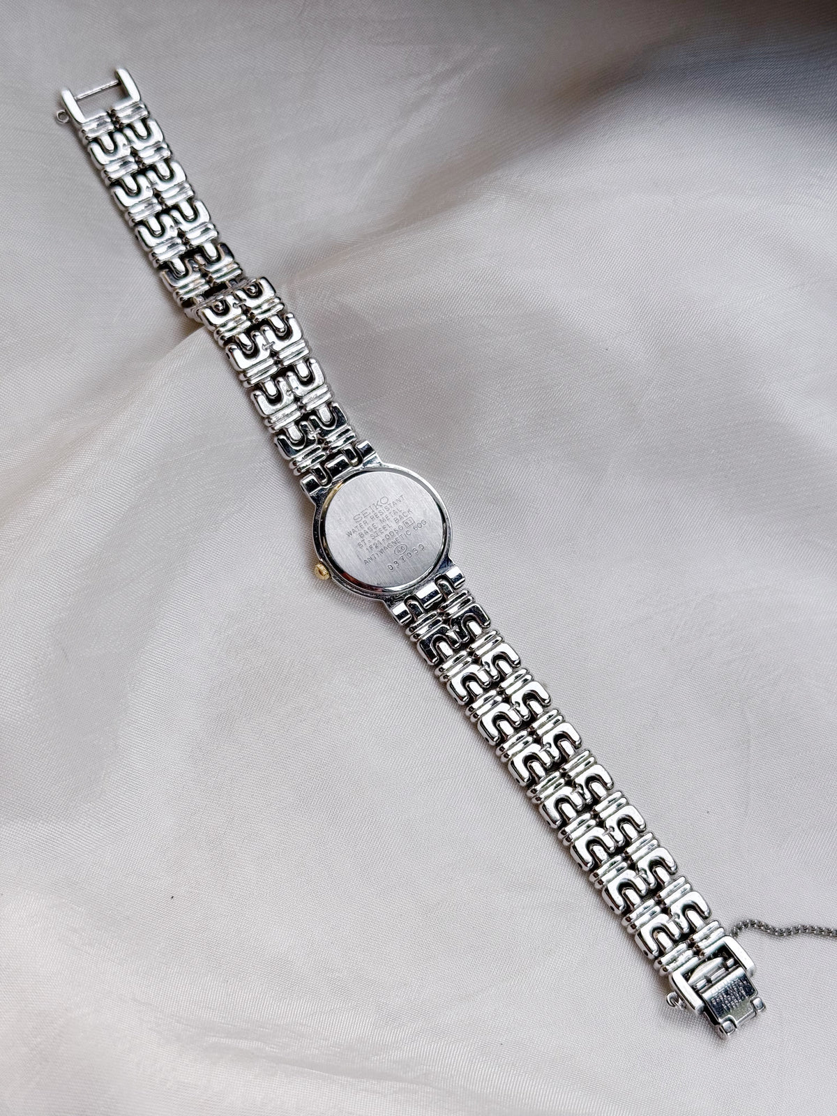 Vintage Seiko Rare Belfina MOP Dial Two tone Watch for women