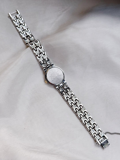 Vintage Seiko Rare Belfina MOP Dial Two tone Watch for women