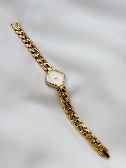 Vintage Rare Orient Jupiter Gold plated bracelet Watch for women