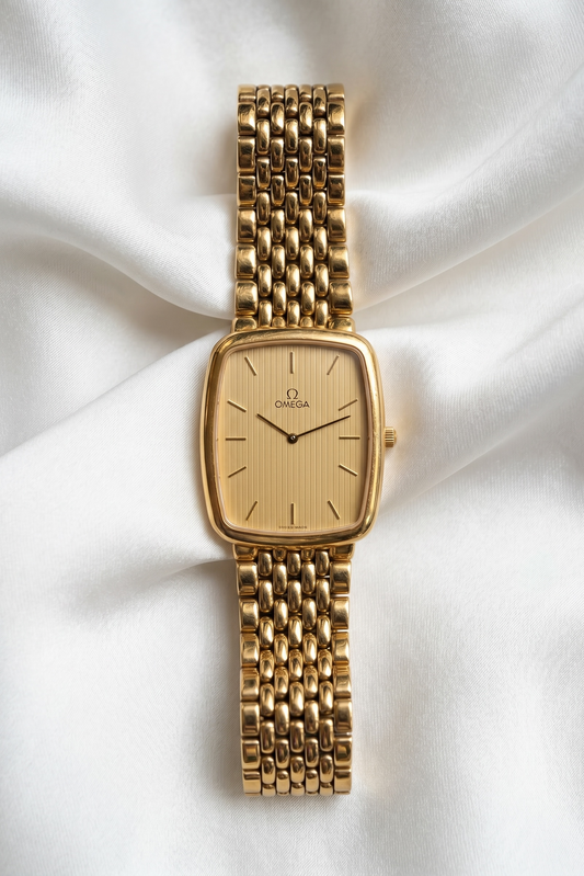 Vintage Omega De ville Extra Slim Dress Watch, Unisex, NOS 1986