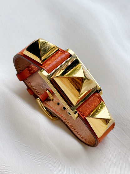 Vintage Hermes Rare Medor Pyramid Women’s watch; Peekaboo Dial