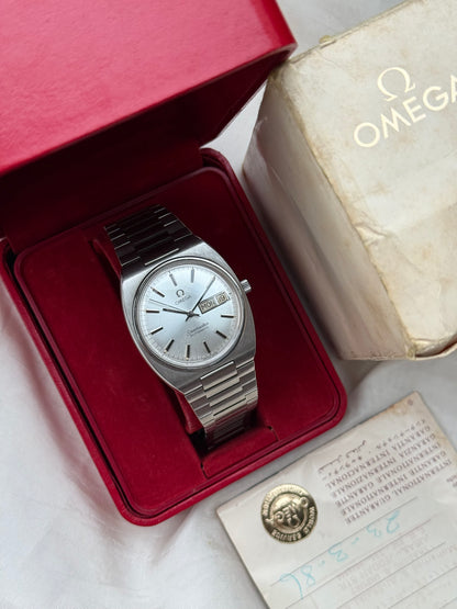 Vintage Omega Seamaster Automatic Day-Date Watch for Men; Boxed, 166.0216