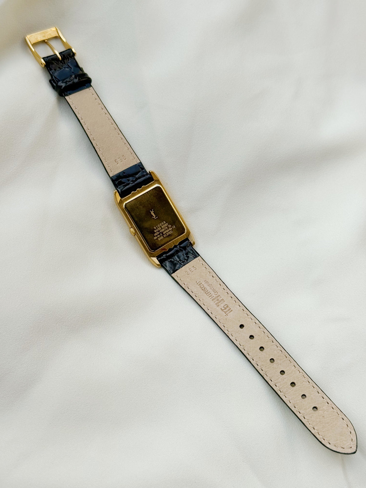 Vintage YSL Rare Tank Watch for women: Gold Plated, Yves Saint Laurent