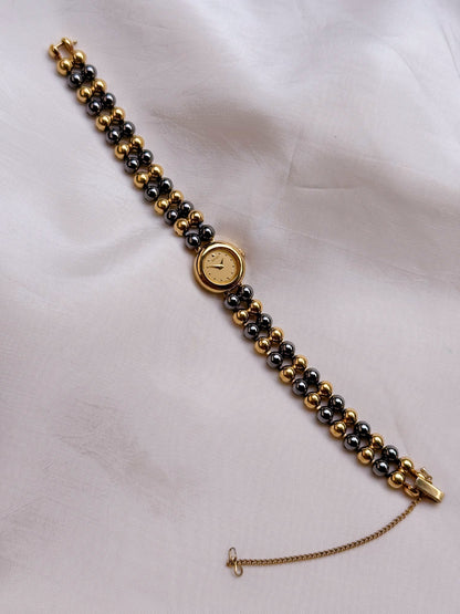 Rare Vintage Petite Seiko Two tone Bracelet Watch | 1980s dainty watch