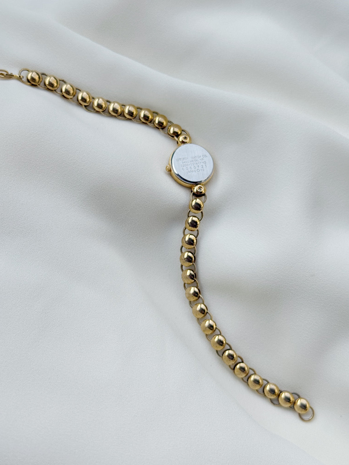 Vintage Citizen Chère Gold Plated Dainty Bracelet watch for women