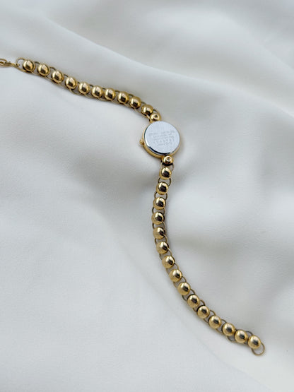 Vintage Citizen Chère Gold Plated Dainty Bracelet watch for women