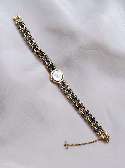 Rare Vintage Petite Seiko Two tone Bracelet Watch | 1980s dainty watch