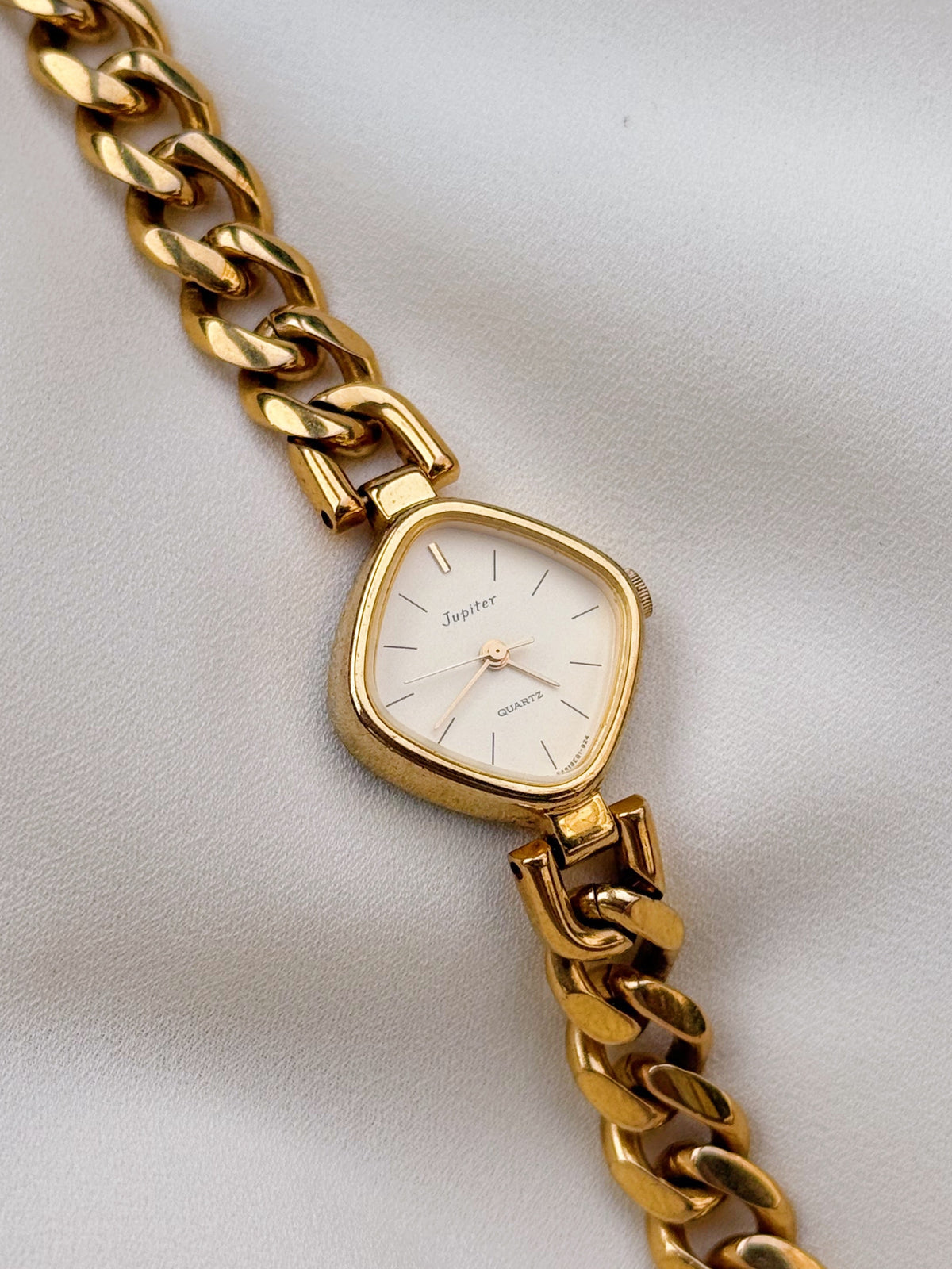 Vintage Rare Orient Jupiter Gold plated bracelet Watch for women