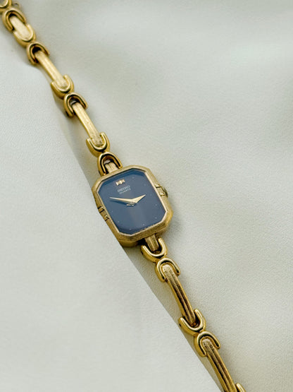 Rare Dial and Dainty Seiko Gold Plated watch for women