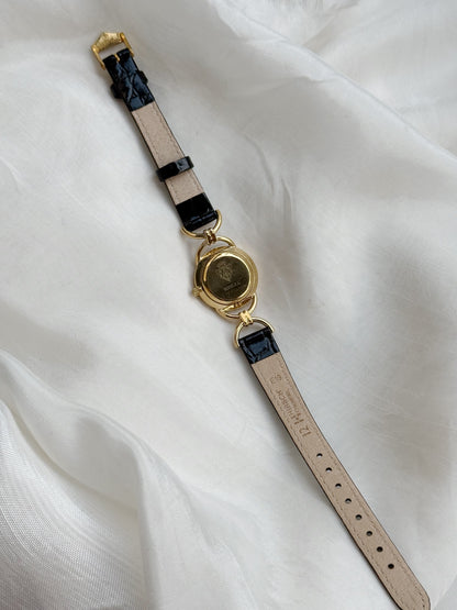 Vintage Gucci 90s Gold-Plated 6200.2.L Quartz Watch ; Luxury Swiss timepiece