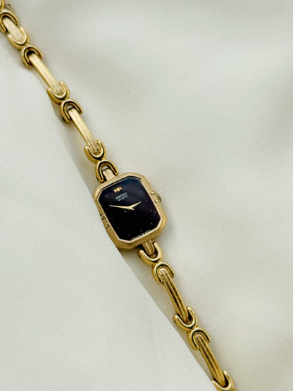 Rare Dial and Dainty Seiko Gold Plated watch for women
