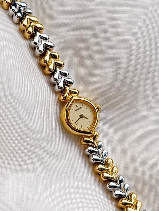 Vintage Seiko Petite Dial Two Tone watch