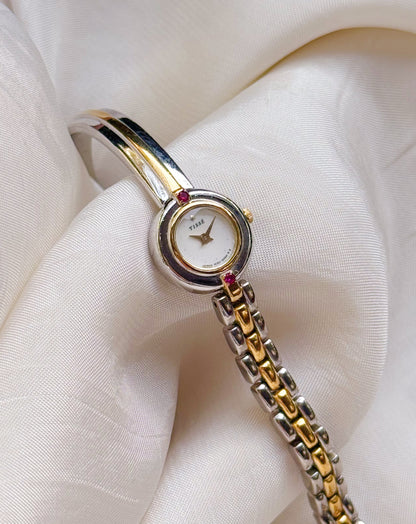 Rare Seiko Tissè Half Bangle & Bracelet Women’s Vintage Gold watch