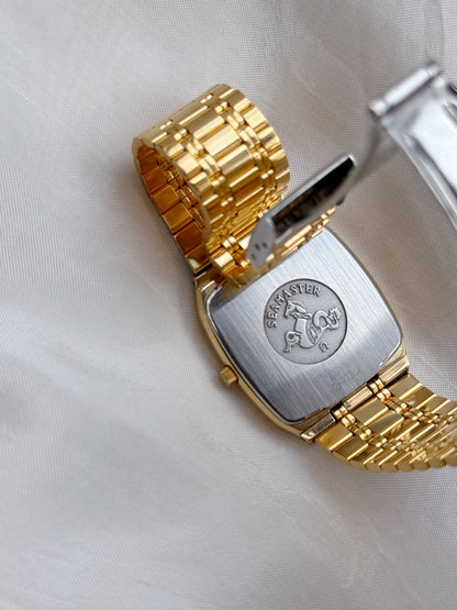 Rare Vintage Omega Seamaster Tank Gold Datejust Watch; Dress Watch