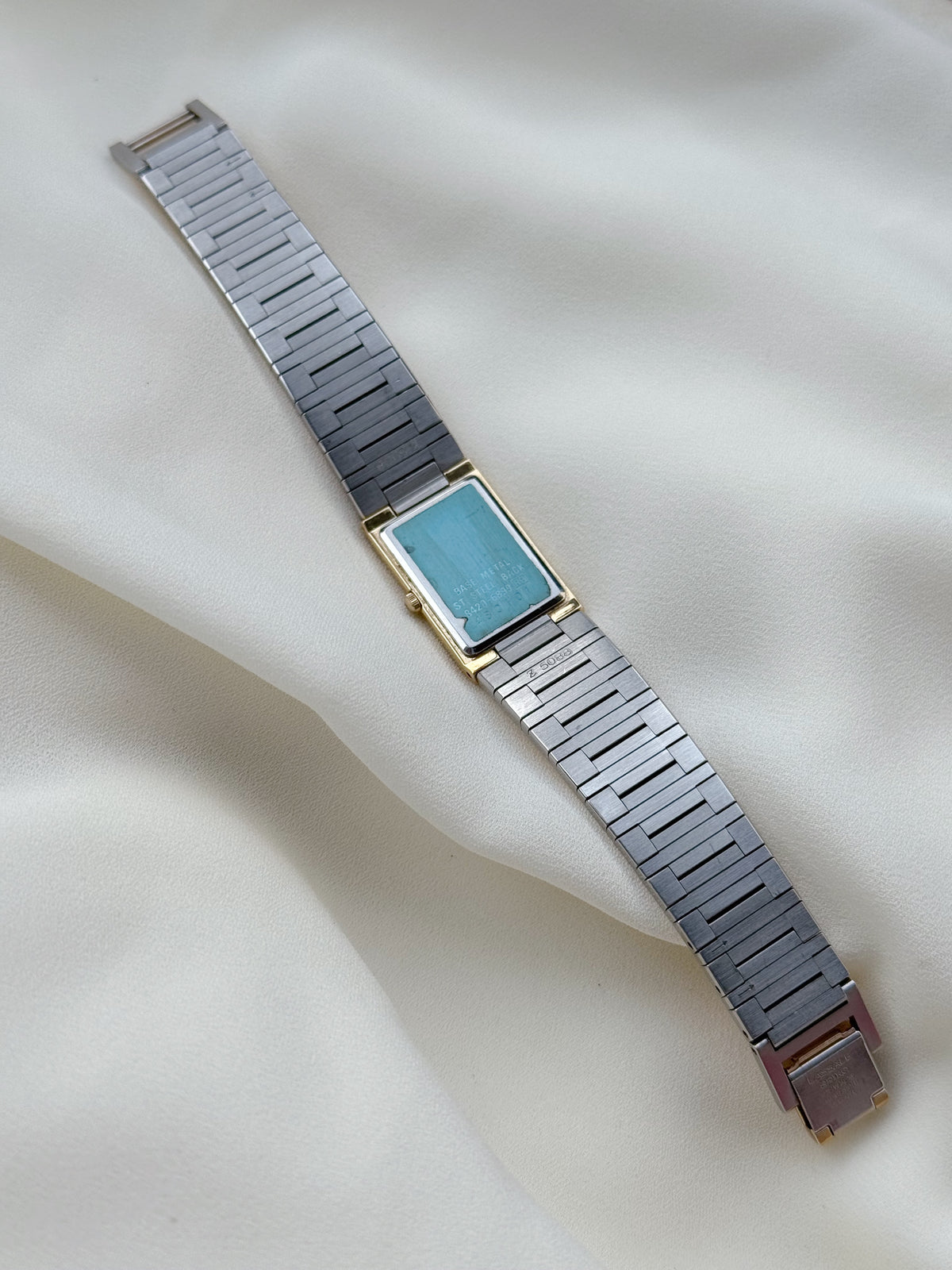 Seiko Slim Tank Lassale Vintage Watch for women; Gold plated