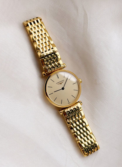 Longines La Grande classique gold plated watch for women