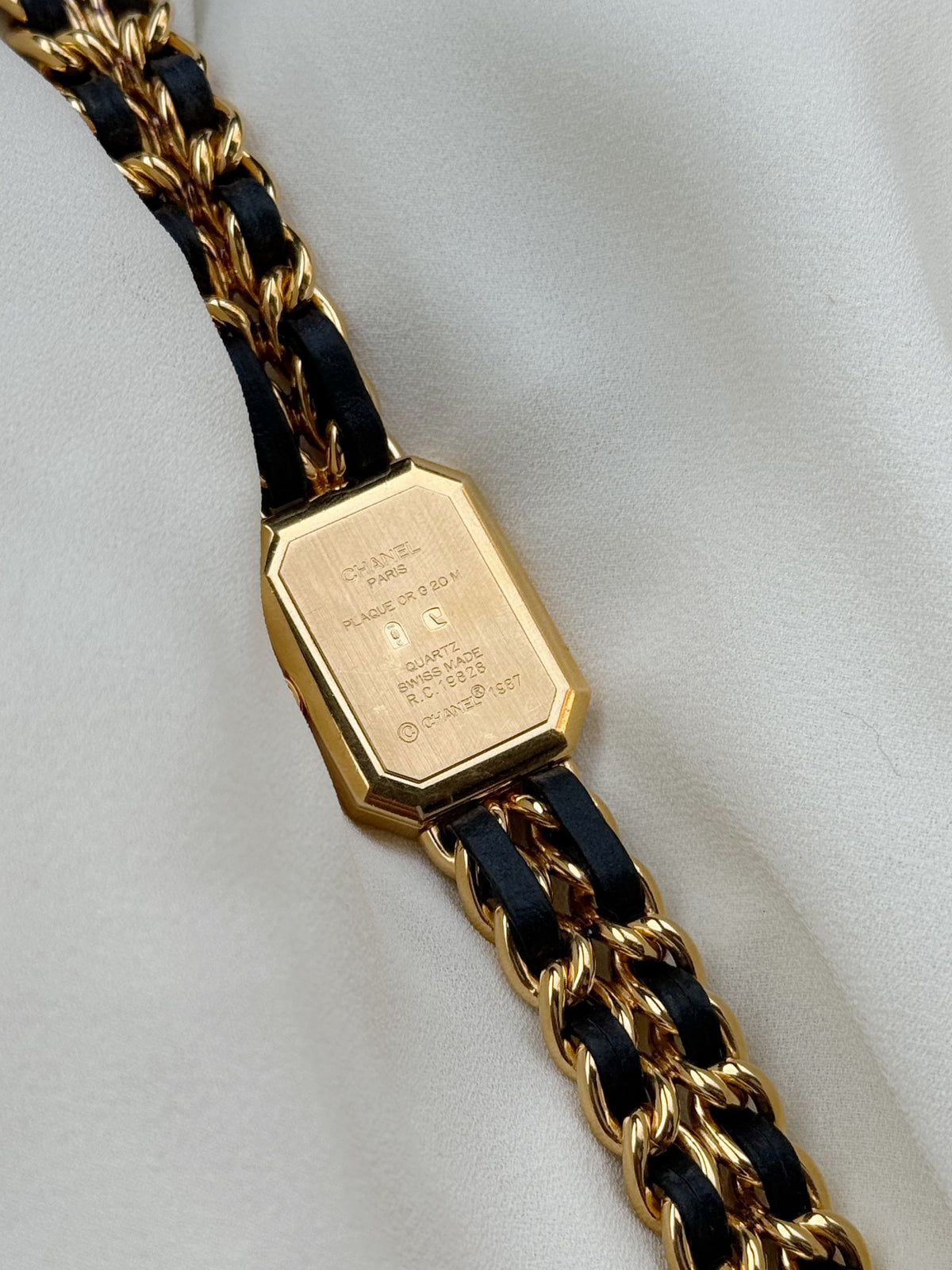 Vintage Chanel Premiere Women’s Gold plated and leather watch; in M