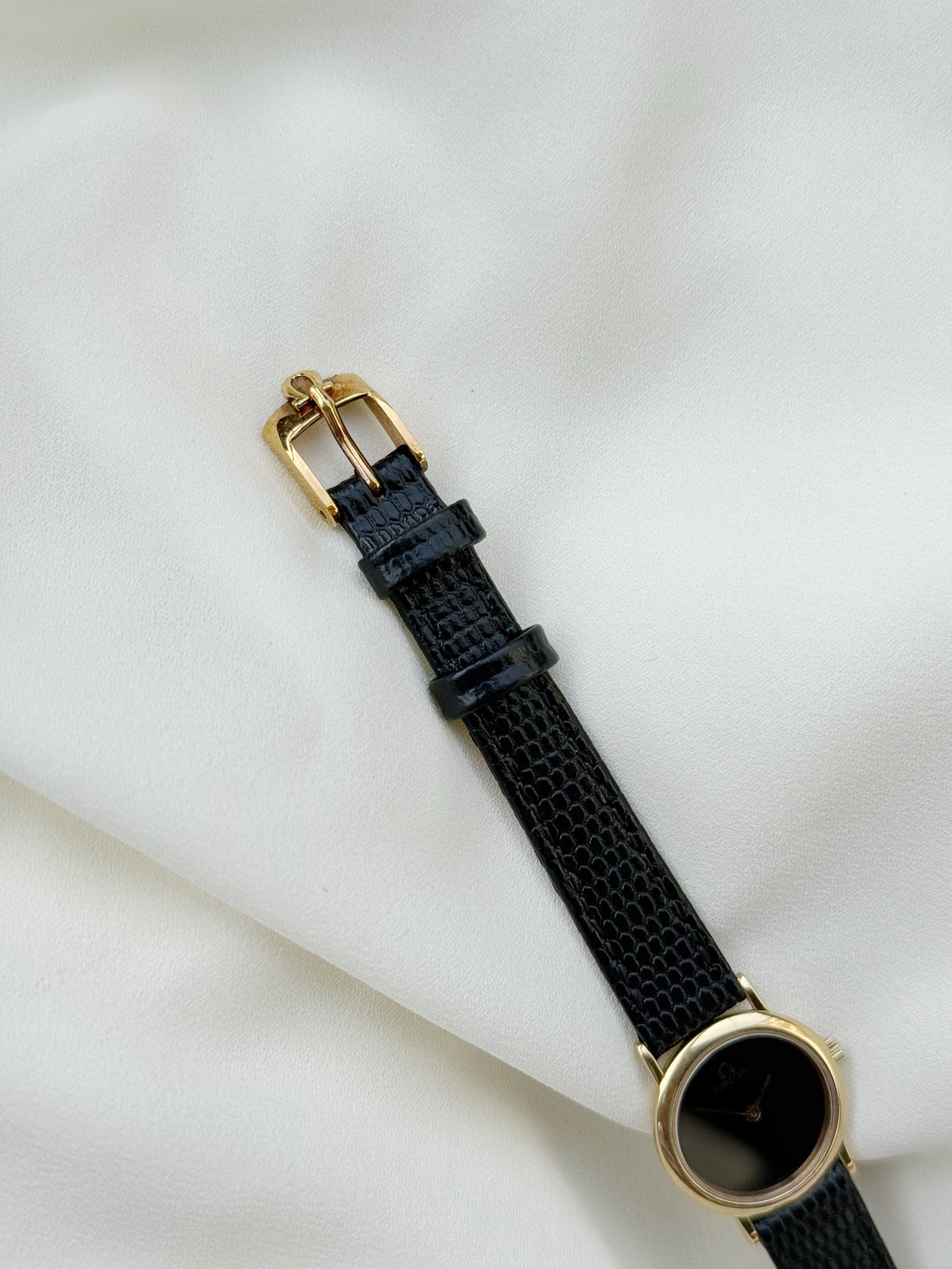 Vintage Rare Omega De Ville lle de France Onyx Dial watch