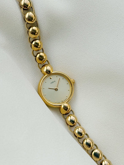 Vintage Citizen Chère Gold Plated Dainty Bracelet watch for women