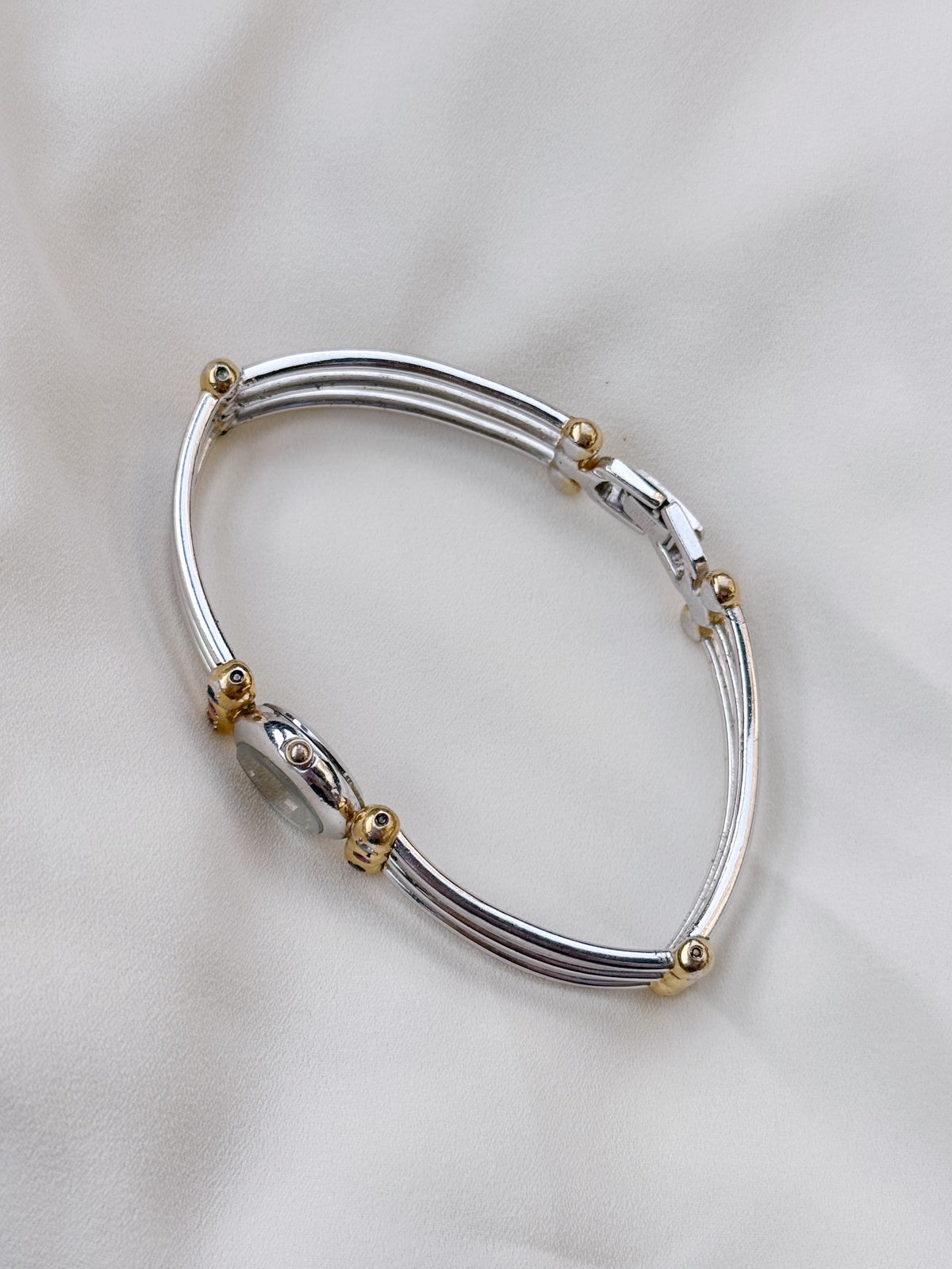 Ultra Rare Seiko stones  Women’s Vintage two tone bangle watch
