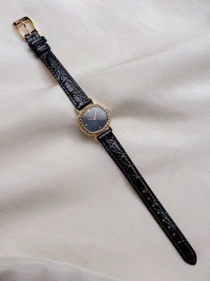 Seiko Rare Leather strap watch