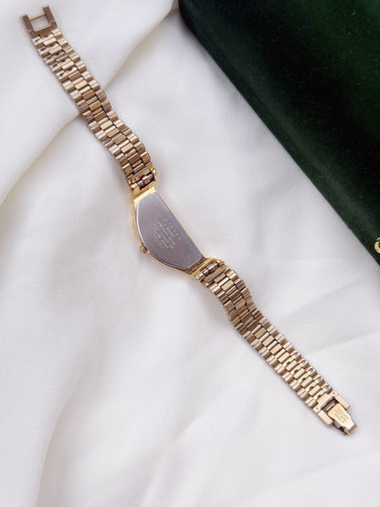 Rare Seiko Half Moon Gold plated watch
