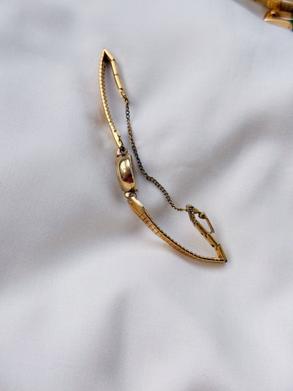 Rare Vintage Omega Petite 14k gold watch for women; Cocktail Watch