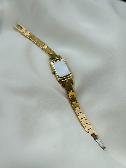 Vintage Givenchy Millesime Tank Bangle Gold watch for women