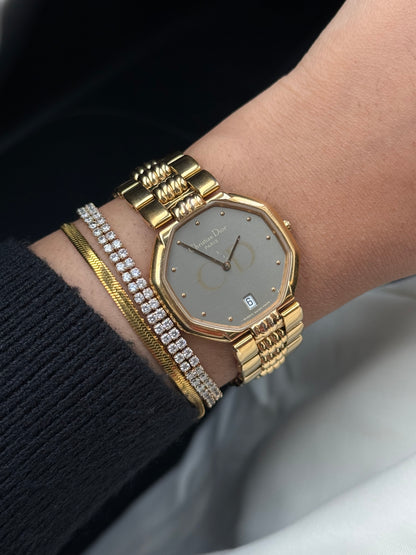 Vintage Rare Christian Dior Women’s Gold plated watch; Datejust, Swiss made