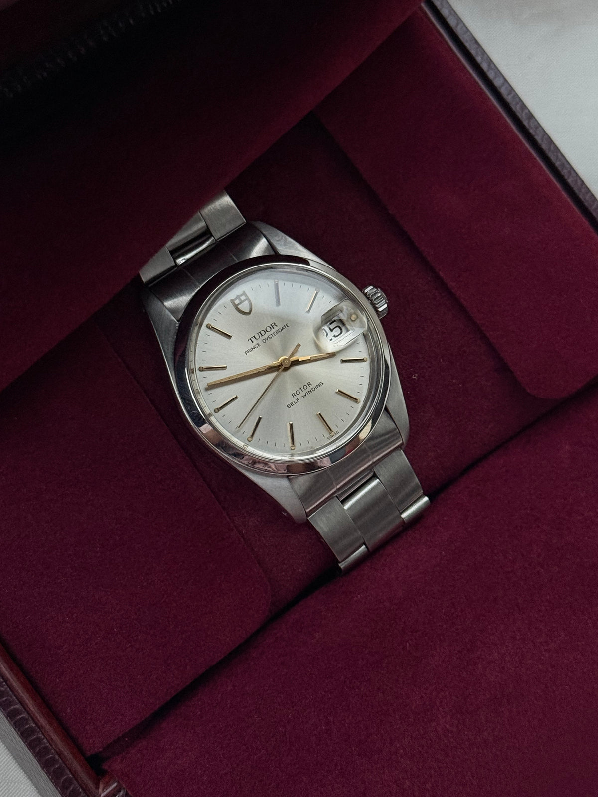 Vintage Tudor Prince Oyesterdate Watch for Men; Automatic with Box