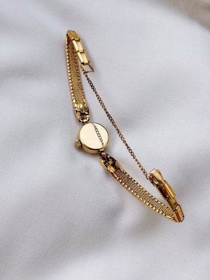Rare Vintage Omega Petite 14k gold watch for women; Cocktail Watch