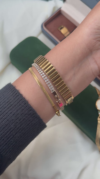 Rare Seiko Half Moon Gold plated watch