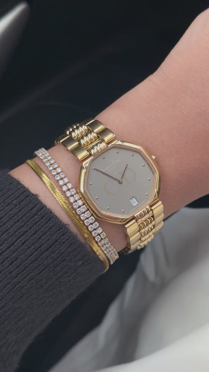 Vintage Rare Christian Dior Women’s Gold plated watch; Datejust, Swiss made