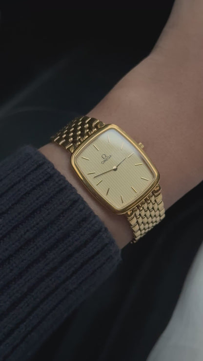 Vintage Omega De ville Extra Slim Dress Watch, Unisex, NOS 1986