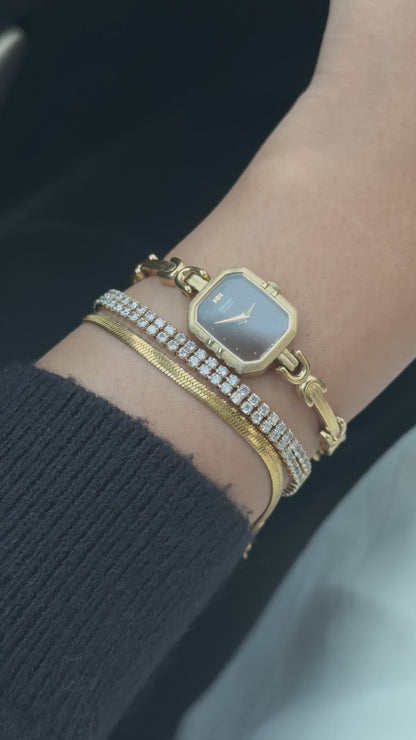 Rare Dial and Dainty Seiko Gold Plated watch for women